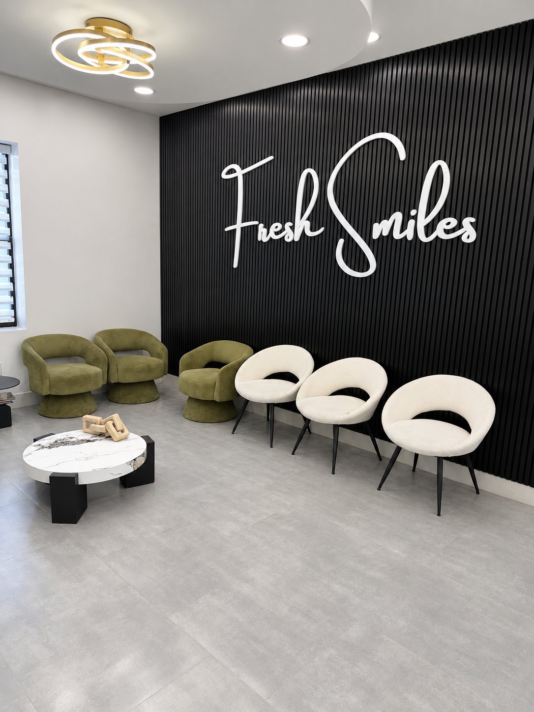 Fresh Smiles Dental reception and waiting area